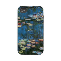Waterlilies by Claude Monet Iphone 4 Tough Cases