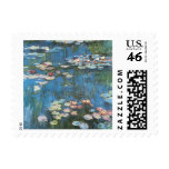 Waterlilies by Claude Monet Postage Stamps