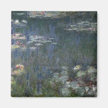 Waterlilies: Green Reflections, 1914-18 Fridge Magnets