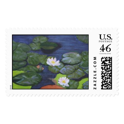 WaterLilies Stamps by susanpaynetrutna