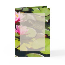 Waterlilies Stationery Card