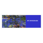 Waterlillies Bookmark Business Card Template