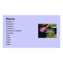 Waterlillies Business Cards