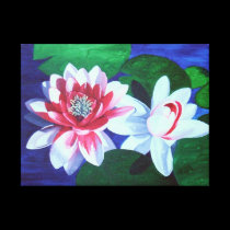 Waterlily Dance canvas prints