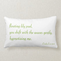 Waterlily Lumbar PIllow pillows