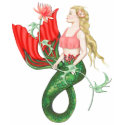 Waterlily Mermaid Fantasy t-shirts
