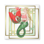 Waterlily Mermaid magnets