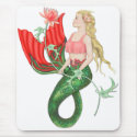 Waterlily Mermaid mousepads