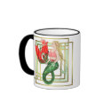 Waterlily Mermaid mugs by Spice Waterlily Mermaid mugs