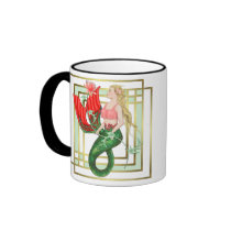 Waterlily Mermaid mugs