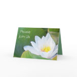 Waterlily Wedding Invitation Cards
