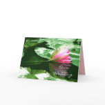 Waterlily Wedding Invitation Card