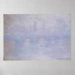 Waterloo Bridge. Effect of Fog Print