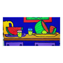 Watermellon Kitchen by Piliero photo cards
