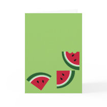 watermelon 3 slices cards