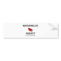 Watermelon Addict bumper stickers
