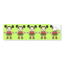 Watermelon baby bumper stickers by VioDeSign Watermelon baby bumper stickers