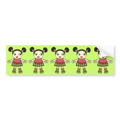 Watermelon baby bumper stickers by VioDeSign