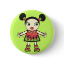 Watermelon baby buttons