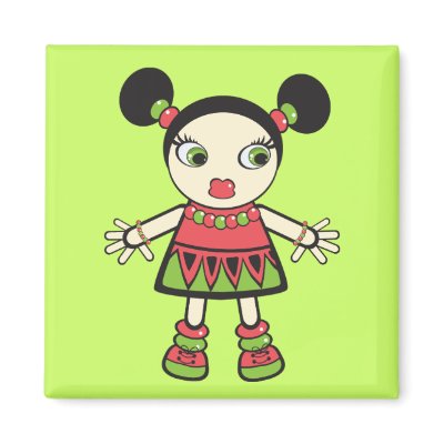 Watermelon baby Magnet by VioDeSign