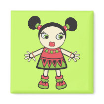 Watermelon baby magnets