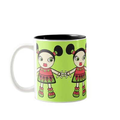Watermelon baby coffee mug by VioDeSign