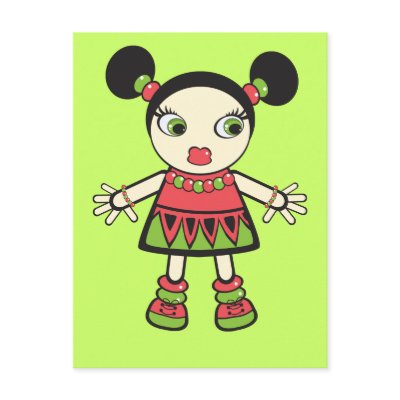 Watermelon baby post cards by VioDeSign