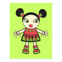 Watermelon baby postcards