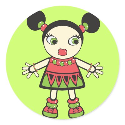 Watermelon baby stickers by VioDeSign