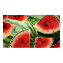 Watermelon Business card Indestructible Paper