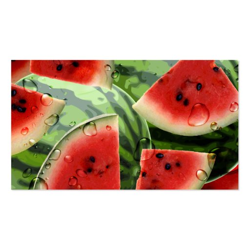 Watermelon Business card Indestructible Paper