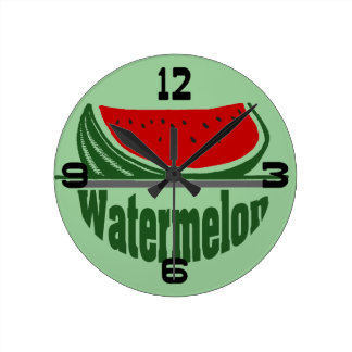 Watermelon Clock Face