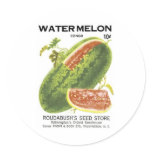 Watermelon, Congo, Roudabush's Seed Store stickers