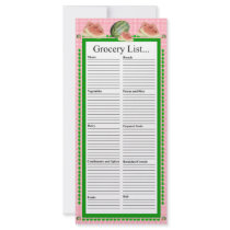 Watermelon Design Grocery List Customized Rack Card