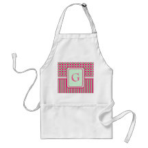 Watermelon Dots & Stripes Apron