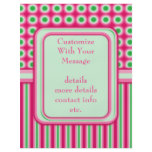 Watermelon Dots &amp; Stripes Full Color Flyer