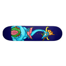 Watermelon Eating Dragon Custom Skateboard