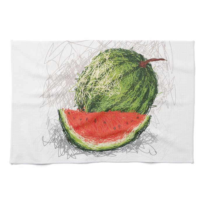 watermelon hand towels