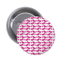Watermelon heart pattern pinback buttons
