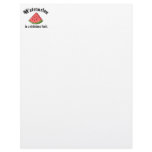 Watermelon Is A Delicious Fruit Letterhead Template