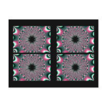 Watermelon Kaleidescope postcards