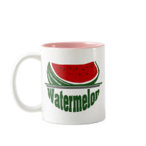 Watermelon mugs by figstreetstudio Watermelon mugs