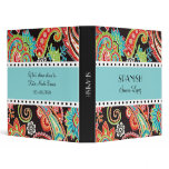 Watermelon Paisley 3 Ring Binder