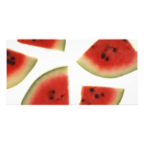 Watermelon Custom Photo Card