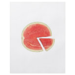 Watermelon pie chart flyer