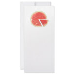 Watermelon pie chart personalized rack card