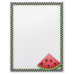 Watermelon Recipe Sheets Customized Letterhead