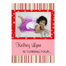 Watermelon Red Pink Invitation
