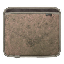 Watermelon Retro Flowers and Butterflies Abstract Sleeve For iPads