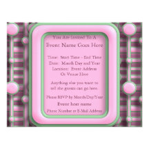 Watermelon Retro Invites